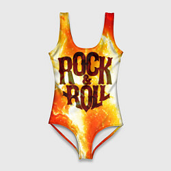 Женский купальник-боди Рок н ролл