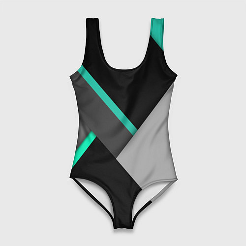 Женский купальник-боди Multicoloured / 3D-принт – фото 1