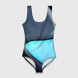 Купальник-боди 3D женский Разноцветный, цвет: 3D-принт