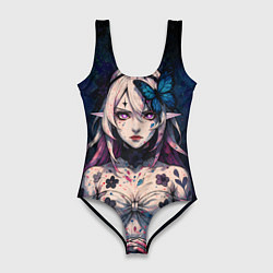 Женский купальник-боди Кастория дарк реализм