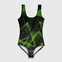 Женский купальник-боди Triangles with dots