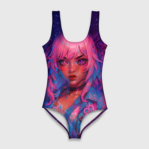 Женский купальник-боди Март 7 реализм / 3D-принт – фото 1