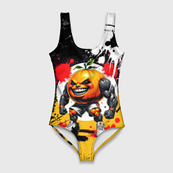 Женский купальник-боди Итальянские мемы Udin Din Din Dun