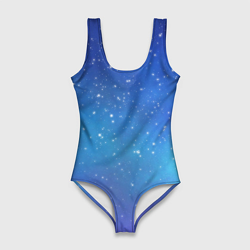 Женский купальник-боди Ночное сияние / 3D-принт – фото 1