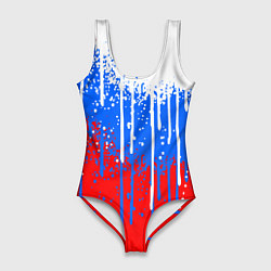 Женский купальник-боди Патриот - флаг