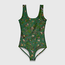 Женский купальник-боди Земли Крепости - Герои 3