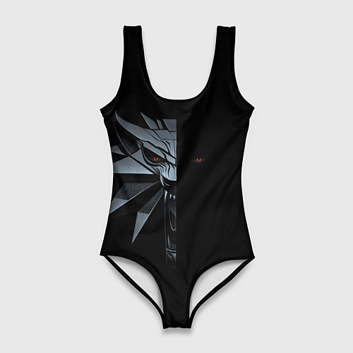 Женский купальник-боди Зверь в полумраке - Ведьмак 3 / 3D-принт – фото 1