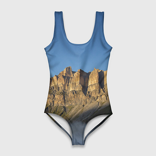 Женский купальник-боди Гора Метиген / 3D-принт – фото 1