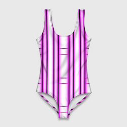 Женский купальник-боди Neon pink