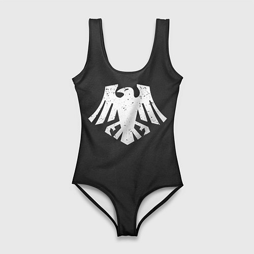 Женский купальник-боди Гвардия Ворона / 3D-принт – фото 1