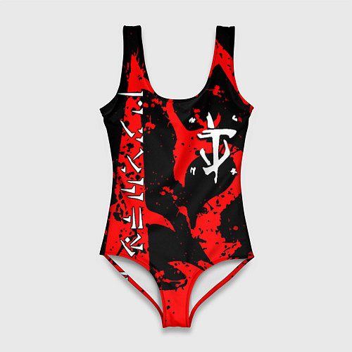 Женский купальник-боди Doom dark age dragon / 3D-принт – фото 1