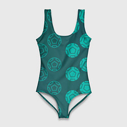 Женский купальник-боди Спортивные мячи