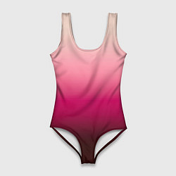 Женский купальник-боди Градиент transcendent pink омбре
