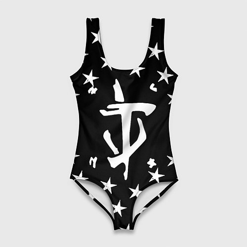 Женский купальник-боди Doom star / 3D-принт – фото 1