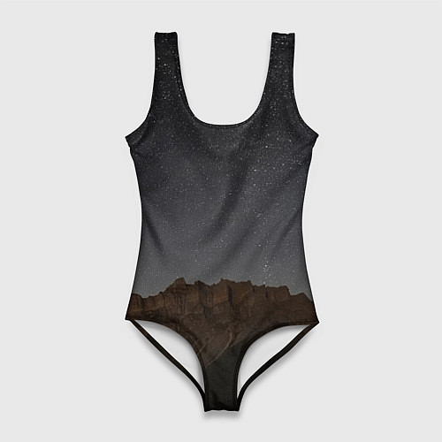 Женский купальник-боди Массив Метеген под звездами / 3D-принт – фото 1