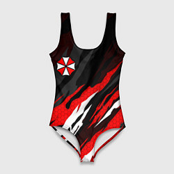 Женский купальник-боди Umbrella - красное пламя