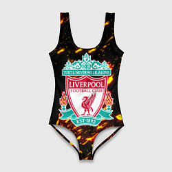 Женский купальник-боди Liverpool краски огненные