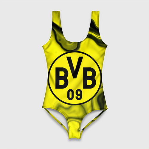 Женский купальник-боди Фк Боруссия Дортмунд / 3D-принт – фото 1