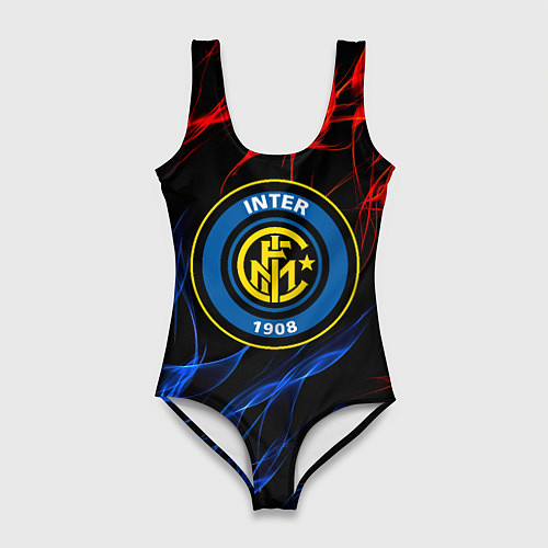 Женский купальник-боди Интер битва огней / 3D-принт – фото 1