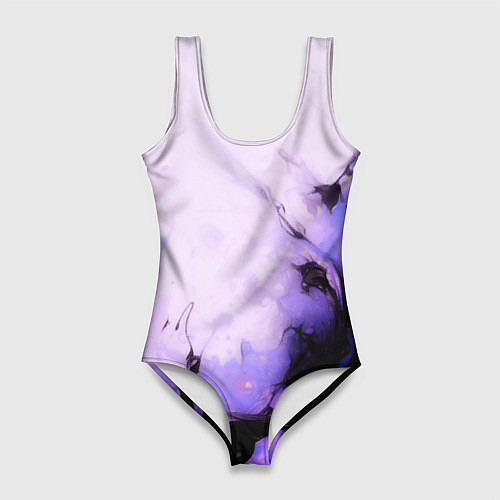 Женский купальник-боди Взрывной индиго светлый / 3D-принт – фото 1