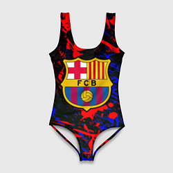 Женский купальник-боди Барселона абстрактные краски