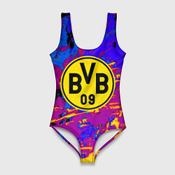 Женский купальник-боди Borussia абстрактные краски