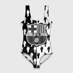 Женский купальник-боди Barcelona спортивный паттерн