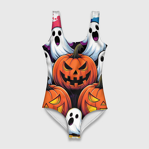Женский купальник-боди Happy Halloween 25 / 3D-принт – фото 1
