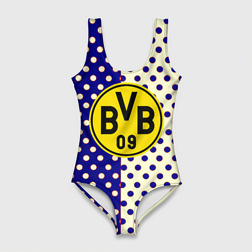 Женский купальник-боди Borussia точки текстура / 3D-принт – фото 1