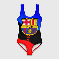 Женский купальник-боди Barcelona спортивная геометрия