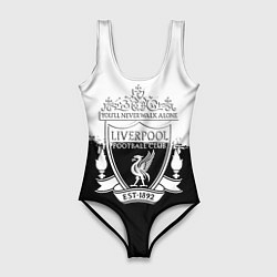 Женский купальник-боди Liverpool краски черно белые