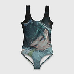 Женский купальник-боди Маомао с кошачьими ушками