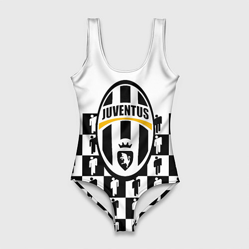 Женский купальник-боди Juventus болельщики паттерн / 3D-принт – фото 1