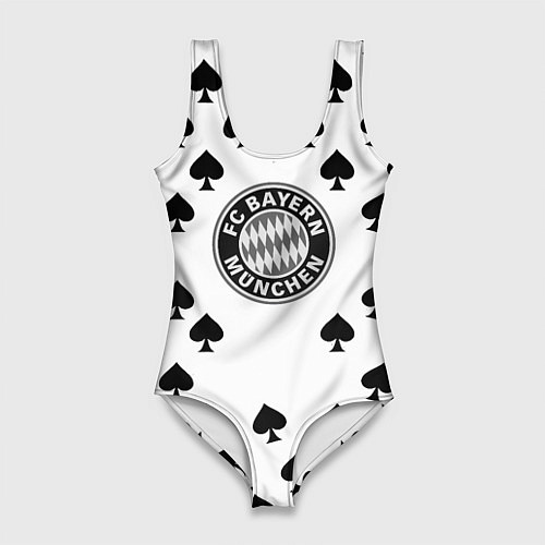 Женский купальник-боди Bayern Mnchen пики / 3D-принт – фото 1