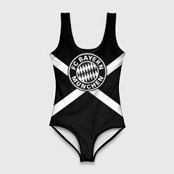 Женский купальник-боди Бавария Мюнхен полосы