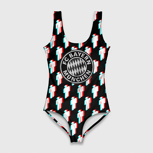 Женский купальник-боди Бавария Мюнхен люди / 3D-принт – фото 1