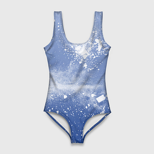 Женский купальник-боди Снежки попали в тебя / 3D-принт – фото 1