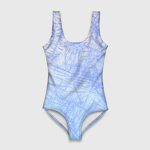 Женский купальник-боди В инее / 3D-принт – фото 1