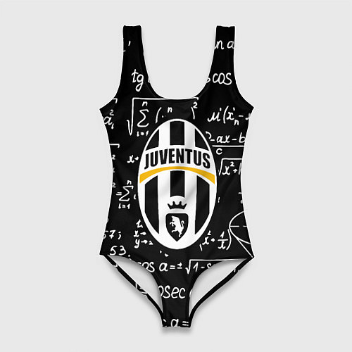 Женский купальник-боди Ювентус физика символы / 3D-принт – фото 1