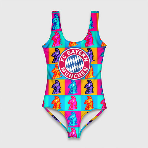 Женский купальник-боди Fortnite x Bayern / 3D-принт – фото 1