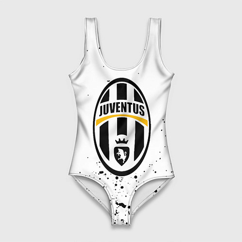 Женский купальник-боди Juventus краски текстура всплеск / 3D-принт – фото 1