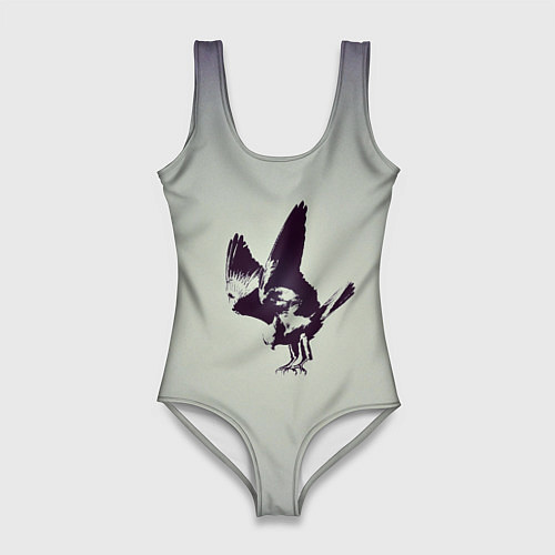 Женский купальник-боди Атакующий ястреб / 3D-принт – фото 1