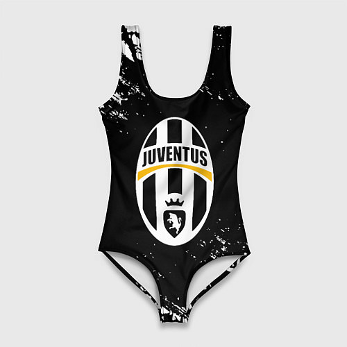 Женский купальник-боди Ювентус черепа краски / 3D-принт – фото 1