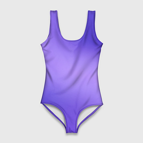 Женский купальник-боди Color purple gradient / 3D-принт – фото 1