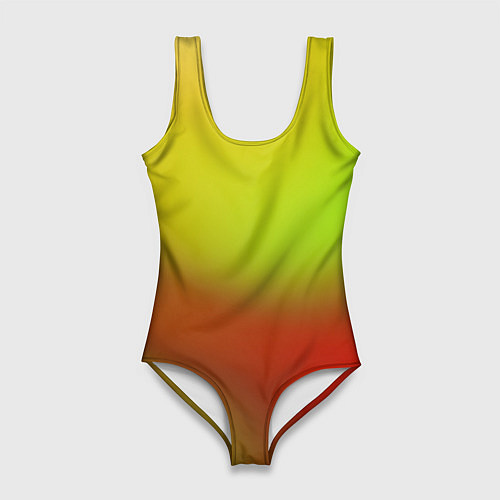 Женский купальник-боди Color multicolored gradient / 3D-принт – фото 1