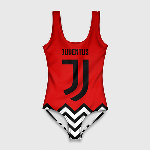 Женский купальник-боди Ювентус полосы спорт / 3D-принт – фото 1