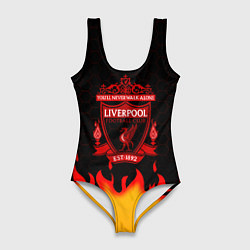 Женский купальник-боди Liverpool огонь спорт