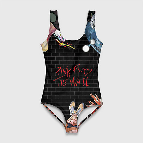 Женский купальник-боди Pink Floyd: The Wall / 3D-принт – фото 1