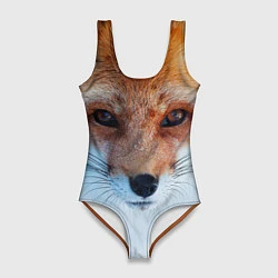 Женский купальник-боди Взгляд лисы