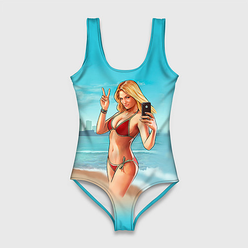 Женский купальник-боди GTA 5: Sea Girl / 3D-принт – фото 1
